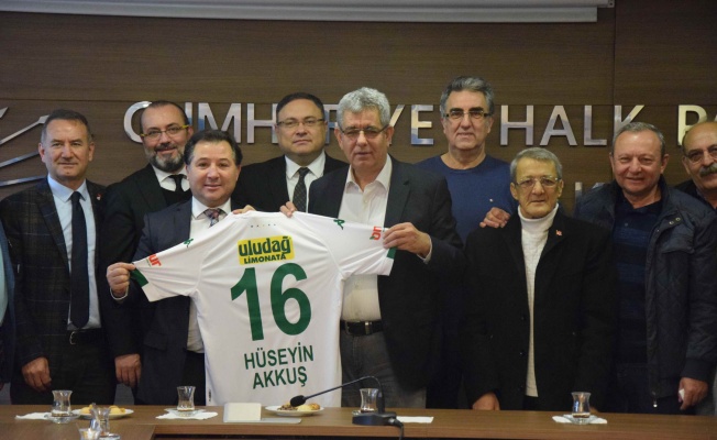 BURSASPOR YÖNETİMİNDEN CHP'YE ZİYARET