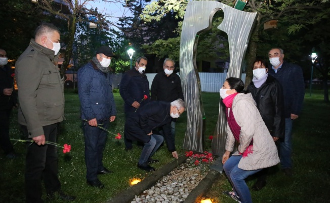 “ÜÇ FİDAN” KARANFİLLERLE ANILDI