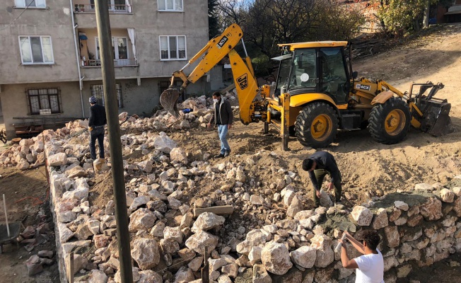 Orhangazi spor sahaları çalışmalarına başladı