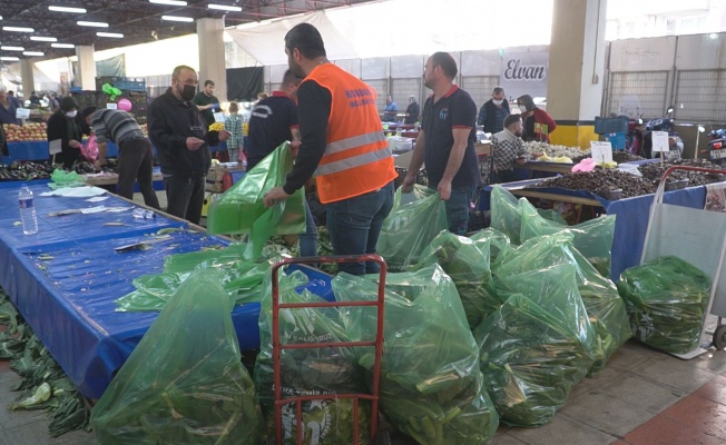 Mustafakemalpaşa’da yeşil atıklar gübre oluyor