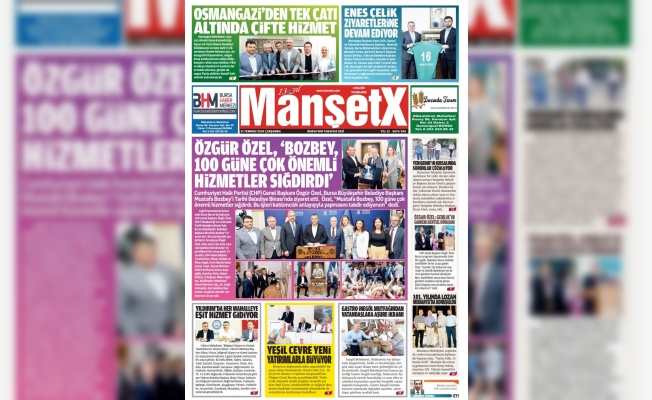 MANŞETX GAZETESİ'NİN 13. YIL 346. TEMMUZ SAYILARI ÇIKTI