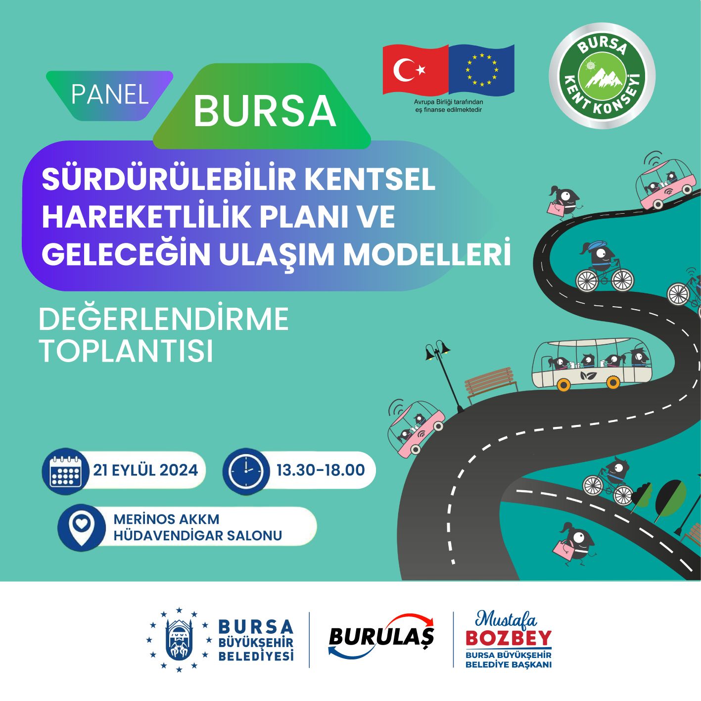 Bursa’da geleceğin ulaşım modelleri konuşulacak