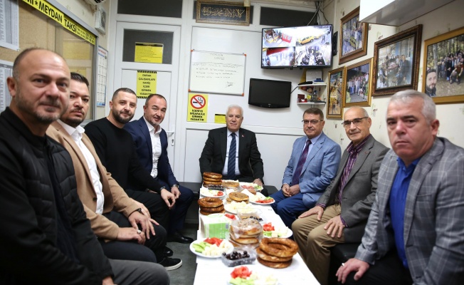 Başkan Bozbey’den taksicilerin sorunlarına çözüm