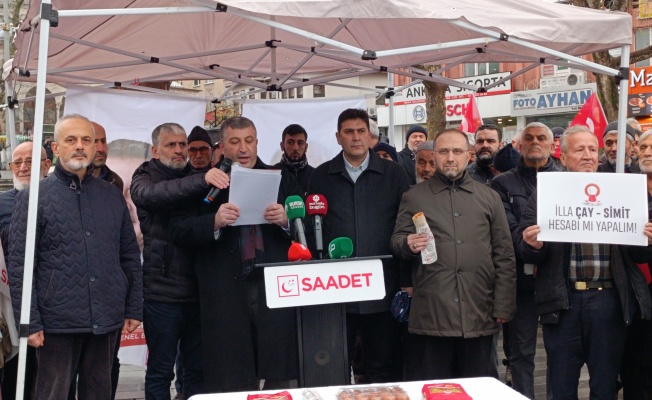 Saadet Partisi Bursa Maliye Bakanlığına 4 lira gönderdi