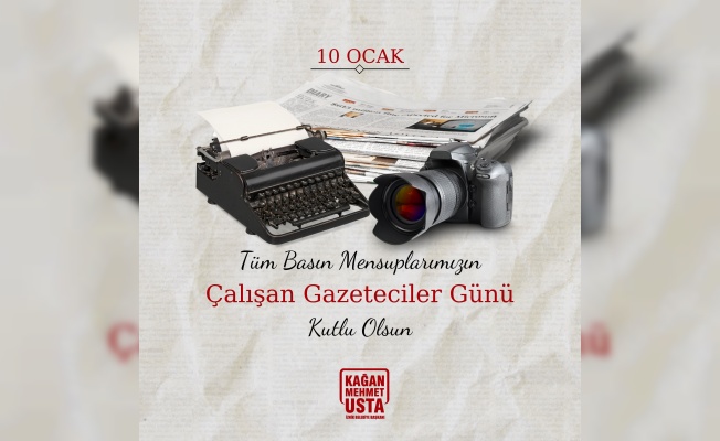 10 Ocak Çalışan Gazeteciler Günü