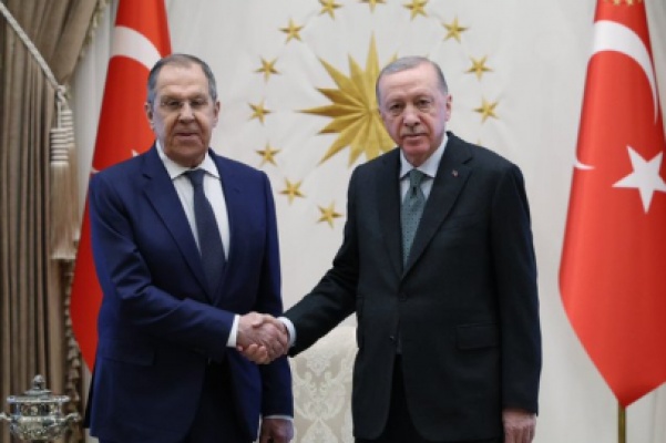 Cumhurbaşkanı Erdoğan, Rusya Dışişleri Bakanı Lavrov’u kabul etti