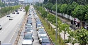 Bursa'da YKS sonrası trafik yoğunluğu