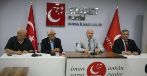 SAADET PARTİSİ BURSA FİLİSTİNİN HER ZAMAN YANINDAYIZ