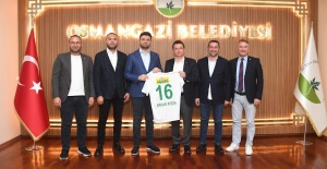 Başkan Aydın, Bursaspor Yönetimini ağırladı