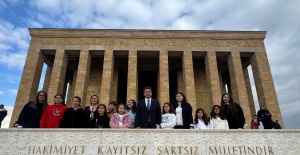 Osmangazili çocuklar Anıtkabir’de