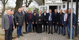 Başkan Aydın ilçeyi mahalle mahalle geziyor